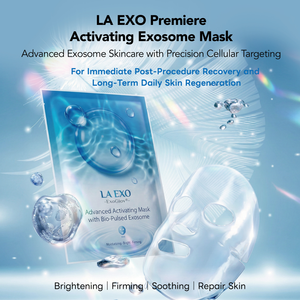 LA EXO Masque en tissu hydratant anti-âge régénérant la peau aux exosomes - Product Image 6