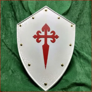 Placa Metálica Plana con Emblema de Cruz Roja Pintado, Decoración Coleccionable Artística - Product Image 4