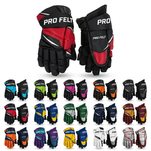 Guantes de Fútbol Americano Acolchados de Color Personalizado, Guantes de Protección para Entrenamiento, Agarre para Tácticas de Touchdown, Equipo de Seguridad Deportiva, Guantes de Dedo Completo - Product Image 1