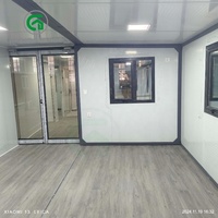 Maison préfabriquée extensible à deux étages facile à installer, maisons préfabriquées extensibles personnalisées, maison conteneur pliable préfabriquée avec toilettes à vendre