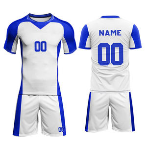 Tenue de football en polyester pour sublimation, unisexe, impression numérique personnalisée, ensemble de maillots de football de haute qualité, vêtements de sport, uniformes de football - Product Image 1