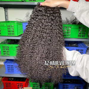 Cabello Birmano Rizado Virgen al Por Mayor, Sin Procesar, Cutícula Completa Alineada, Cabello Humano Remy Vietnamita, Trama Doble a Máquina - Product Image 2