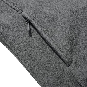 Chaqueta de Forro Polar con Capucha para Hombre, Cierre Frontal Personalizado con Cremallera, Diseño Sólido, Color Personalizado, Ropa de Abrigo Cálida para Invierno, Manga Larga Informal - Product Image 5