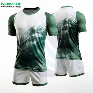 Custom Sublimation Men Soccer Jersey Set Breathable Football Training Uniform Quick Dry Sports Teamwear Kit - Product Image 1