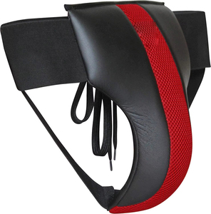 Protector Inguinal de Alta Calidad con Logotipo Personalizado, Protector Inguinal de Cuero Antideslizante para Hombre, para Entrenamiento de Boxeo, MMA, Muay Thai - Product Image 1
