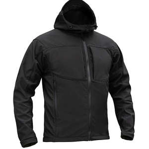 Premium Quality With custom Logo Autumn <b>Soft</b> <b>Shell</b> <b>Jacket</b> Zipper Sports Outdoor Waterproof Windproof Stand Collar For <b>Mens</b> - Product Image 4