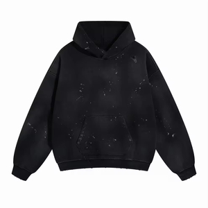 Sweat-shirts pour hommes de couleur olive tendance pour la saison hivernale, design personnalisé, coupe ajustée, sweat-shirts à capuche décontractés pour hommes de BD - Product Image 1