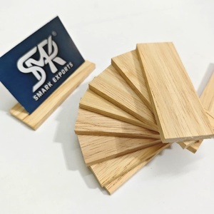 Plaquettes de manche de couteau en bois de caoutchouc de qualité supérieure, plaquettes de bois dur durables pour la fabrication de couteaux personnalisés, poignées artisanales et projets de bricolage - Product Image 1