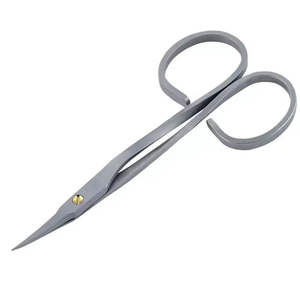 Ciseaux à cuticules carrés courbés en acier inoxydable de haute qualité, personnalisés, multicolores, à pointe fine, outil de beauté pour la manucure - Product Image 5