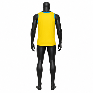 Camiseta Deportiva de Malla de Secado Rápido para Hombre con Logotipo Personalizado, Transpirable, para Gimnasio, Fitness, Entrenamiento, Sin Mangas, Venta al Por Mayor - Product Image 4