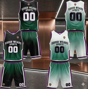 Uniforme de Baloncesto Sublimado de Diseño Nuevo al por Mayor para Niños y Jóvenes, Jersey de Baloncesto Reversible Personalizado de Talla Grande - Product Image 1