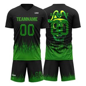 ชุดฟุตบอลทีมแบบกำหนดเองพร้อมโลโก้พิมพ์ลายแบบ Sublimation ผู้ผลิตขายส่ง - Product Image 3