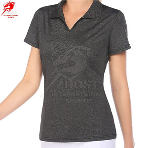 Chemises polo élégantes pour femmes, texture douce, confortables, pour le bureau, les loisirs et les tenues décontractées. - Product Image 3
