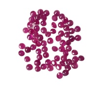 Pierre précieuse naturelle en rubis de 3 mm, taille ronde, coupe diamant, pierre précieuse en vrac, prix de gros, pierre précieuse en vrac de qualité supérieure, prix bas