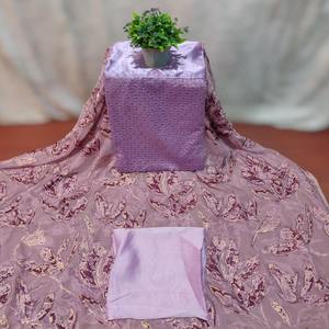 Robe en tissu de soie jacquard de qualité supérieure, luxueuse, style somalien Brasso Dirac, avec motifs abstraits et pierres émeraude, pour filles - Product Image 1