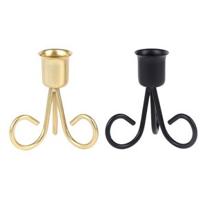 Porte-bougie en aluminium poli de style nordique, forgé, pour Noël, Pâques, décoration, anniversaire, mariage - Product Image 2