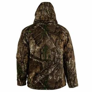 Veste de chasse à capuche épaisse avec couche extérieure coupe-vent et isolation intérieure douce pour les conditions hivernales difficiles - Product Image 1