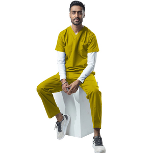 Oem 2026 Medical Scrubs <b>Sets</b> Men Polyester Spandex Male Nurse Uniforms Custom Logo Nursing Scrubs <b>Doctor</b> Scrubs Uniforms <b>Sets</b> - Product Image 5