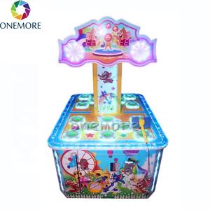 Máquina de <span class=keywords><strong>Juego</strong></span> de Topos Operada con Monedas para Dos Personas, Juguete de Madera para Aliviar el Estrés con Llavero de Topo y Marmota - Product Image 6