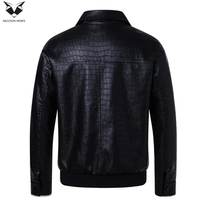 Nouvelle Tendance 2026 : Cuir Noir de Qualité Supérieure, Léger, Écologique, Coupe-Vent, avec Fermeture Éclair, Conception Personnalisée, Service OEM ODM - Product Image 2