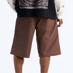 Streetwear Custom <b>Patches</b> Logo <b>Men</b> Denim <b>Shorts</b> With Custom Embossed Design <b>Shorts</b> Printed Chain And Stones Jean <b>Shorts</b> for <b>Men</b> - Product Image 4