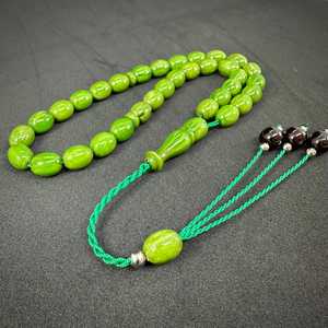 Perles de prière islamiques en résine étanche faites à la main, Misbaha Tasbih, cadeau de Ramadan et de l'Aïd, décoration de la maison, figurine d'ange circulaire - Product Image 4