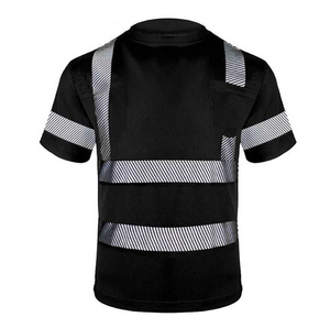 Camiseta reflectante de seguridad de alta visibilidad del mejor fabricante, ropa de trabajo reflectante para carretera, camisa de seguridad reflectante para hombre - Product Image 1