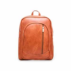 Mochila marrón informal para estudiantes P47438 - Product Image 3