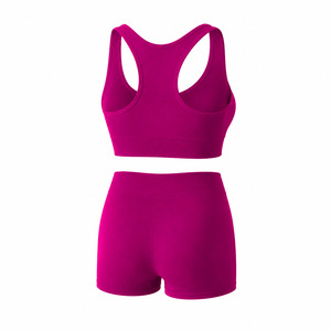 Ensemble de yoga pour femmes, sur mesure, respirant, sans couture, vêtements de sport, leggings doux, soutien-gorge de sport, vêtements d'entraînement actifs - Product Image 5