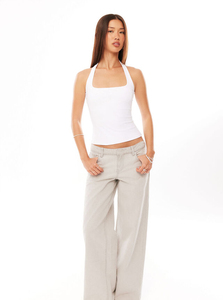 Top Corto Halter Personalizado al por Mayor para Mujer, Transpirable, de Alta Calidad, en Poliéster/Algodón, Talla Adulto - Product Image 6