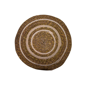 Classic Seagrass <b>Table</b> <b>Mat</b> with Cotton Dori | Eco Friendly Placemat Handmade Woven Dining Decor | Indian Manufacturer Exporter - Product Image 1