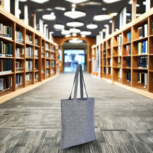 Fabricante y Exportador Indio YA FABRIC Bolsas de Compras Reutilizables Lavables 100% Algodón - Diseño Chambrey Estampado a Cuadros - Product Image 2