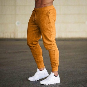 Custom Logo Blank Skinny Cotton Jogger Running Sports Blank Sweatpants Trousers for Men's - Product Image 5