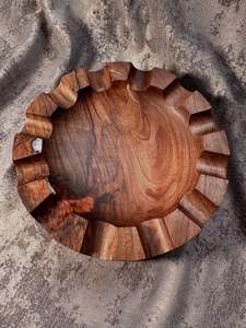 Cendrier en bois de noyer, cendriers design uniques, cadeaux pour fumeurs - Product Image 4