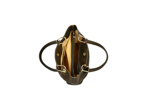 Sac fourre-tout de grande capacité pour femmes, de haute qualité, en cuir véritable durable, avec un design simple, vert olive, couleurs et logo personnalisables - Product Image 4