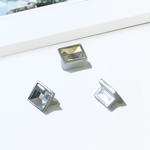 Tirador Cuadrado de Aleación de Zinc Más Vendido, Manija Moderna de Acrílico, Suministros de Ferretería al por Mayor para Cocina, Baño y Armario - Product Image 2