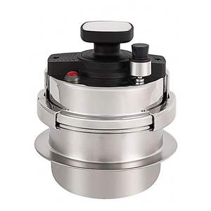 Casserole à pression miniature en acier inoxydable, portable, petite capacité, avec couvercle en acier inoxydable, pour gaz et induction - Product Image 4