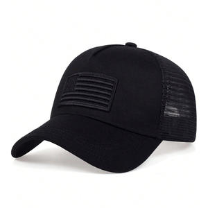 Gorras trucker para hombre, con malla trasera, cierre a presión, bordado personalizado, para exteriores, informales, suministro al por mayor - Product Image 2