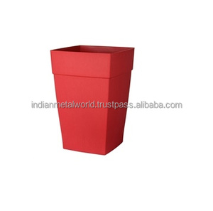 Attractive <b>Galvanized</b> Metal Planters Rustic Iron Garden Planter With Handles Metal Big <b>Tubs</b> for Garden Supplies - Product Image 3