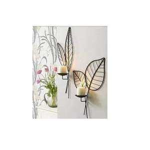 Élégant porte-bougie mural en métal fait main pour mariage, événement festif, support de bougie moderne en fer pour décoration intérieure et table - Product Image 2