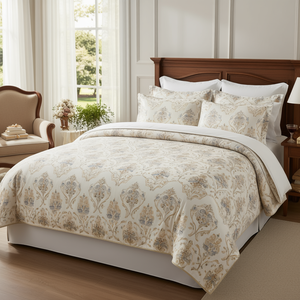Aari Elegance 8 PC American Style Wedding <b>Bedding</b> <b>Set</b> Solid Pattern Premium 4-Piece Comforter for Home Hotel or Gift - Product Image 1