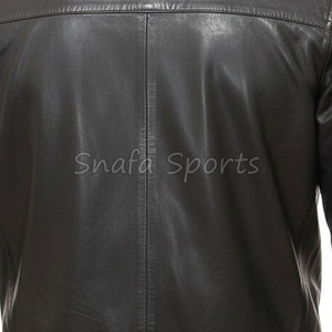 Hot Sales Custom Winter Plus Size Men's Leather Stylish Jackets Outdoor Men Zip up Fashion Leather Jackets for Men - Product Image 5