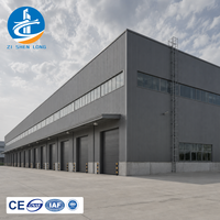 Usine de fabrication de structures en acier préfabriquées, atelier à ossature métallique haute stabilité pour livraison mondiale