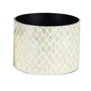 Pot de fleurs en nacre complexe pour petit arbre et fleur, pot décoratif de table, vente en gros depuis l'usine du Vietnam - Product Image 3