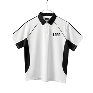 T-shirt polo oversize à épaules tombantes pour homme, impression personnalisée, style hip-hop, 100% coton, tissu à séchage rapide, unisexe, fabriqué par un fabricant de vêtements. - Product Image 2