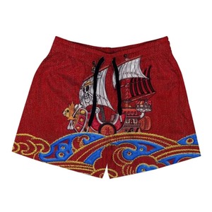 Pantalones Cortos de Malla para Hombre, Transpirables, con Cordones Ajustables, de Secado Rápido, de 5 Pulgadas, para Verano, con Estampado por Sublimación Personalizado - Product Image 6