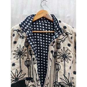 Premium Vintage Embroidered Floral <b>Velvet</b> Suzani Jacket With Stand Collar Boho Full Sleeve Prairie Chic Women's Spring Outerwear - Product Image 2