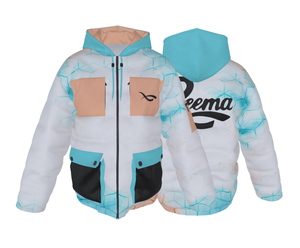 REEMA Doudoune Unisexe Haute Qualité Personnalisé Nouveau Design Hommes Col Montant Femmes Décontracté Doudoune Motif Décoration - Product Image 5