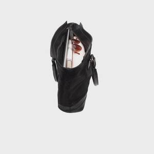 Sac fourre-tout en cuir véritable de vachette à poils, fermeture éclair, prêt à la vente, logo personnalisé, fournisseur direct, grande capacité LHTB-0126 - Product Image 3