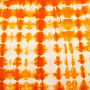 ผ้าม่านพิมพ์ลายผ้าฝ้ายสีส้มสำหรับตกแต่งบ้านผ้าแคนวาสผ้าฝ้ายย้อมสีสุดหรูทำด้วยมือ - Product Image 2